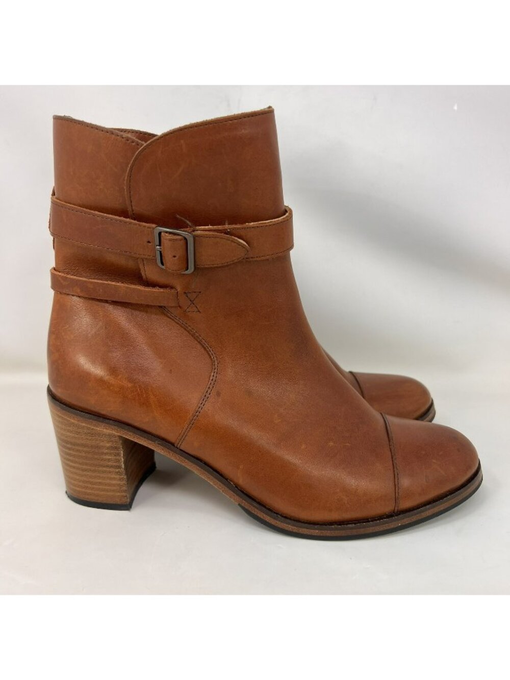Wolverine 1000 Mile By Samantha Pleet Leather Ankle Boots Brown Women’s Size 8 B